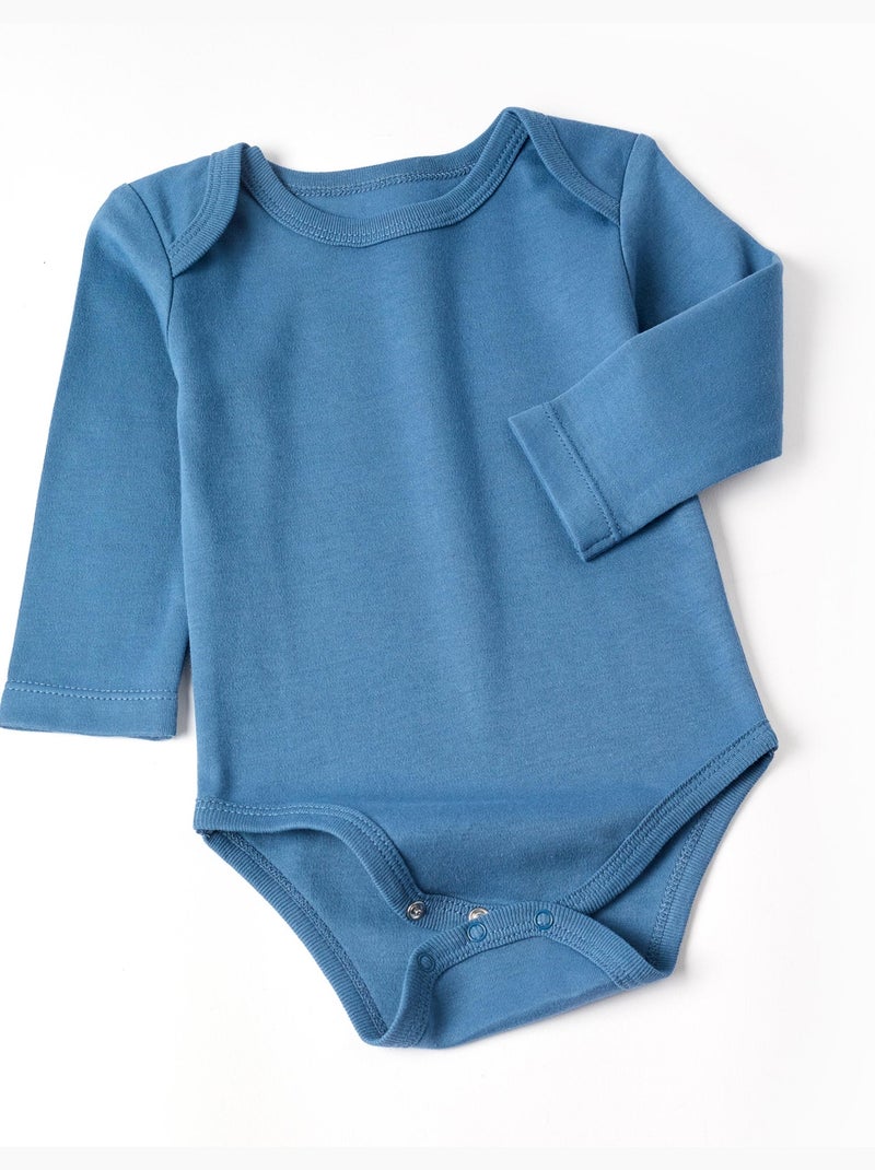 Lot de 4 bodies en coton unis/imprimés Multicolore - Kiabi