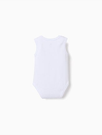 Lot de 4 bodies unis sans manches