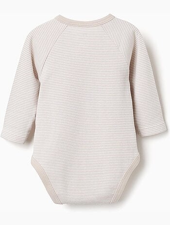 Lot de 4 bodys croisés en coton