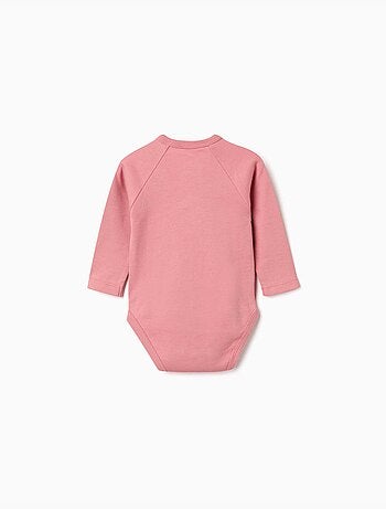 Lot de 4 bodys en coton croisés unis/imprimés