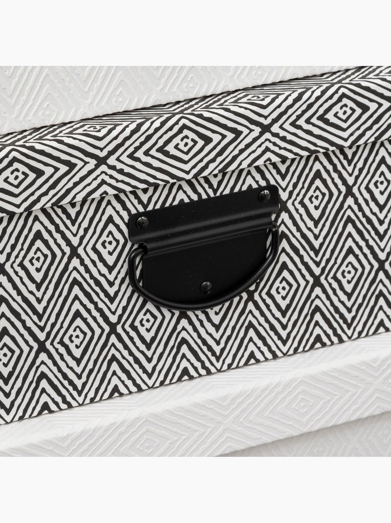 Lot de 4 boîtes de rangement BOX' Blanc - Kiabi