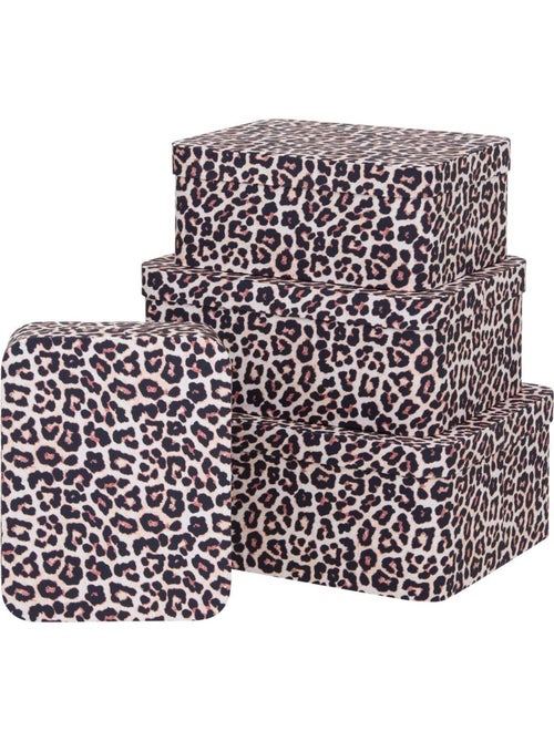 Lot de 4 boîtes de rangement POLYBOX - Kiabi