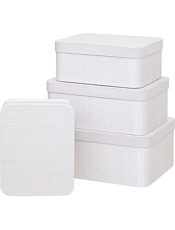 Lot de 4 boîtes rectangulaires POLYBOX