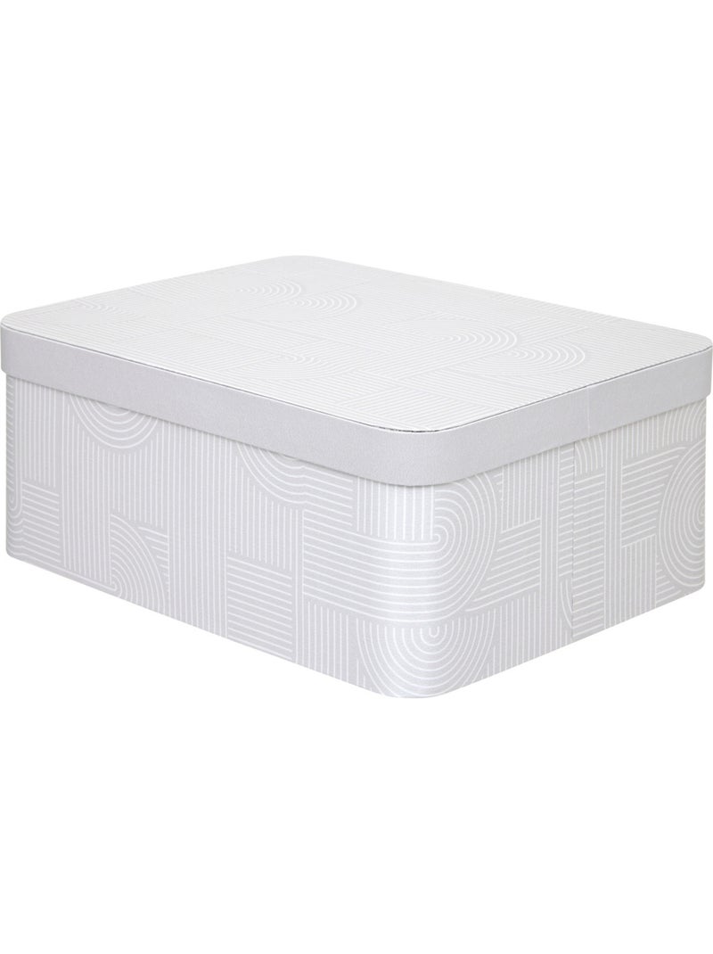 Lot de 4 boîtes de rangement polybox Blanc - Kiabi