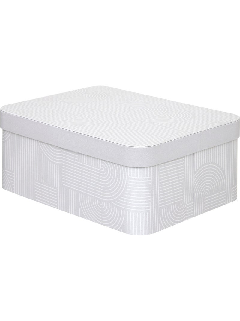 Lot de 4 boîtes de rangement polybox Blanc - Kiabi