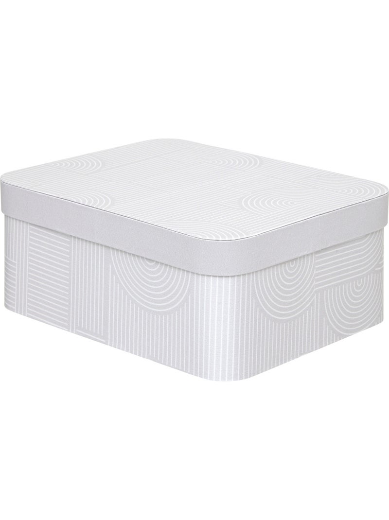 Lot de 4 boîtes de rangement polybox Blanc - Kiabi