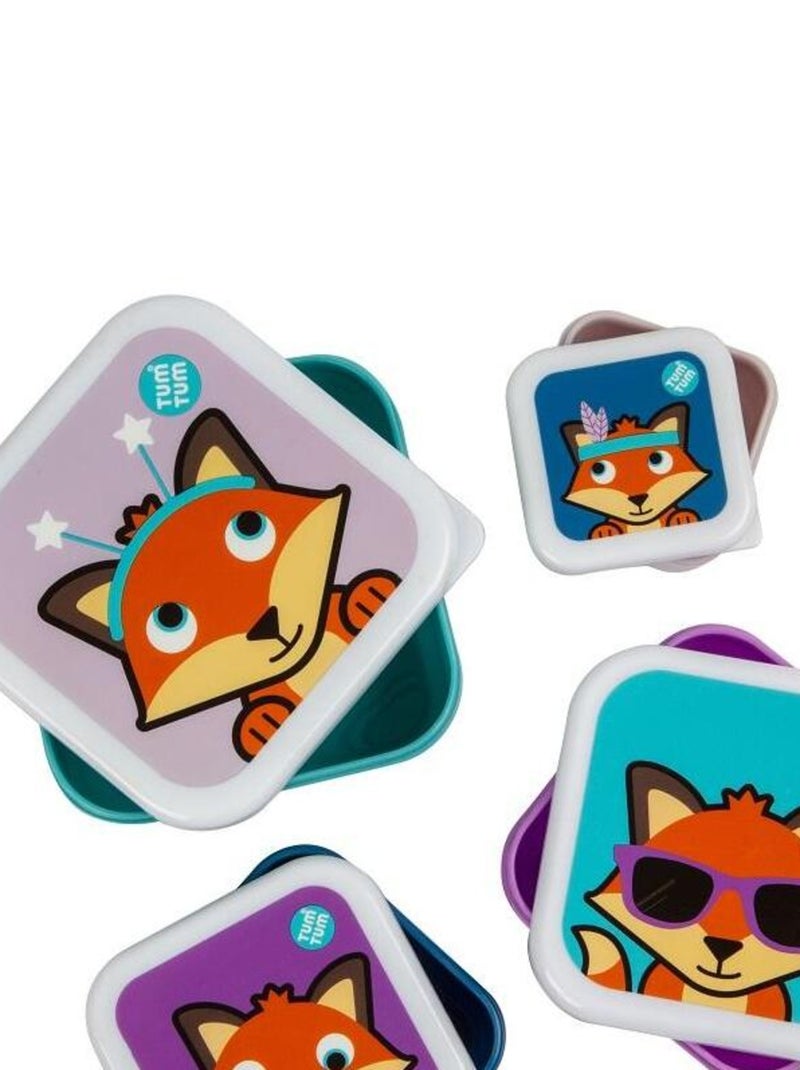 Lot de 4 Boites gigognes Felicity Fox Multicolore - Kiabi