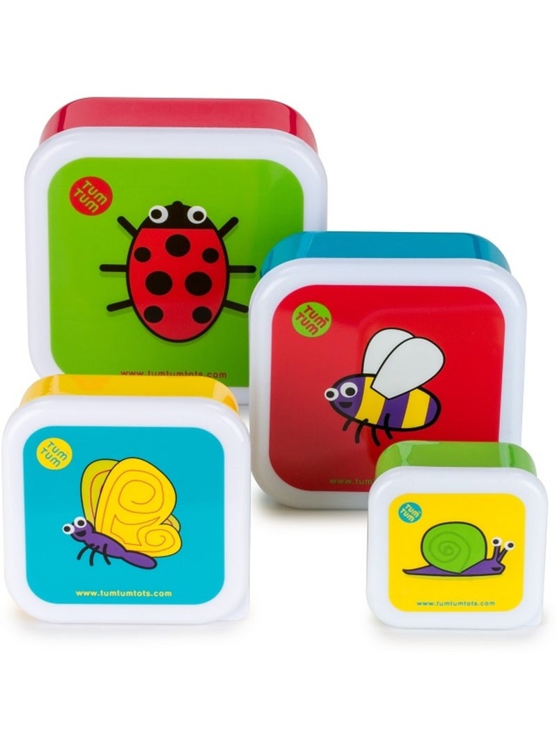 Lot de 4 Boites gigognes Ladybird Multicolore - Kiabi