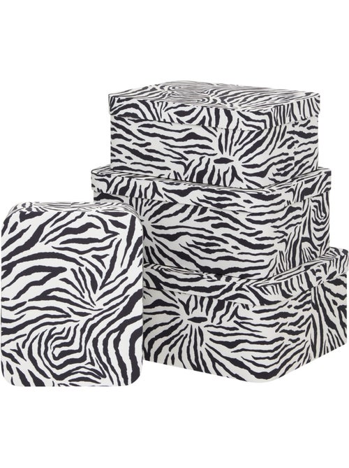 Lot de 4 boîtes POLYBOX - Kiabi