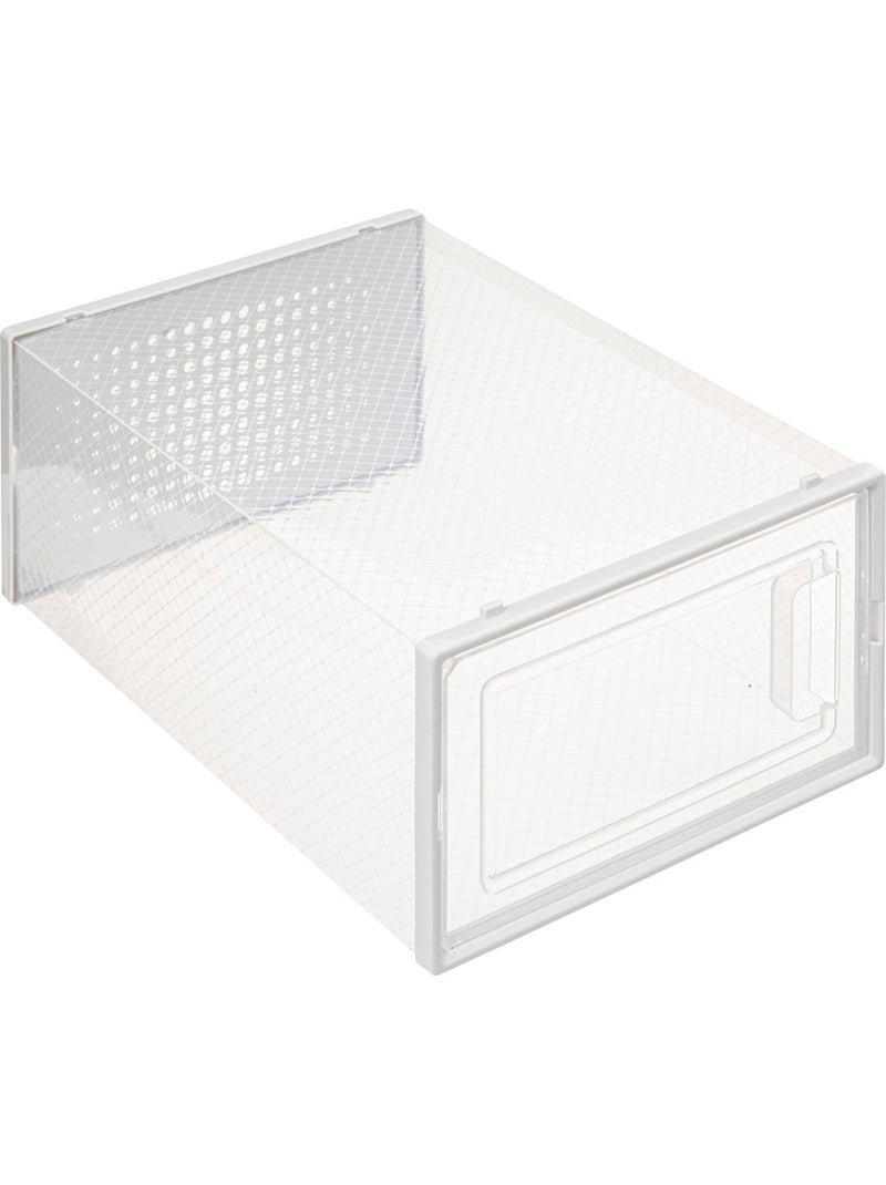 Lot de 4 boîtes range-chaussures FOLD'N'BOX Transparent - Kiabi