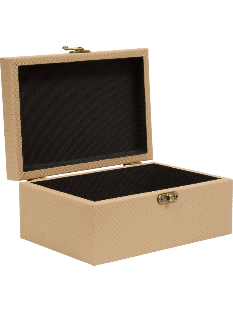 Lot de 4 boîtes rectangulaires BONIE Taupe - Kiabi