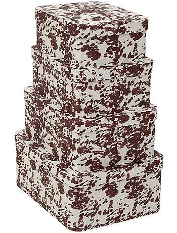 Lot de 4 boîtes rectangulaires POLYBOX