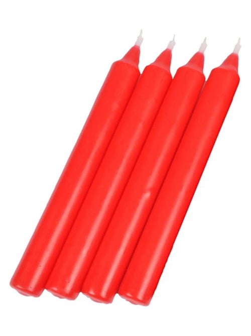Lot de 4 bougies chandelier blanc - Kiabi