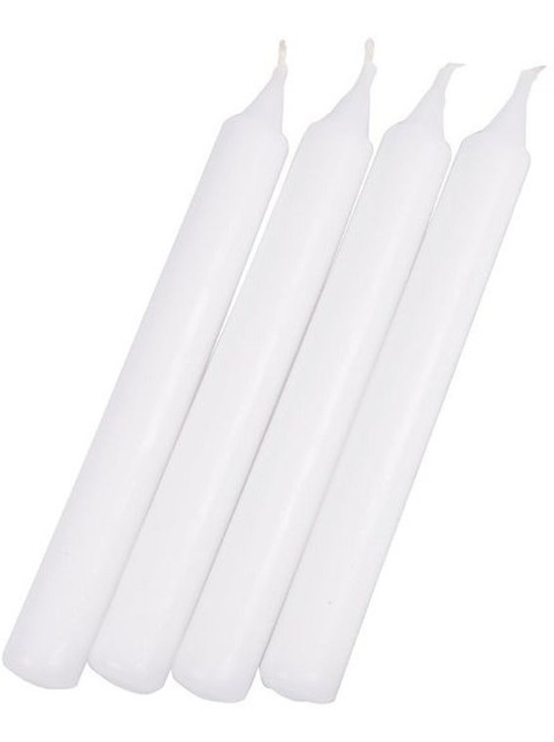 Lot de 4 bougies chandelier rouge Rouge - Kiabi