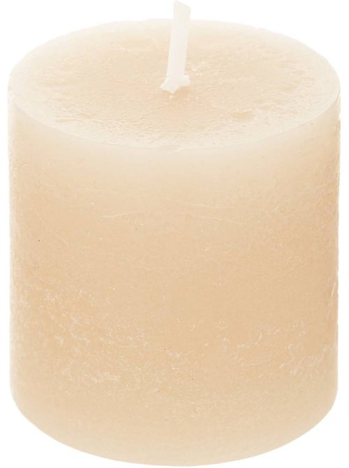 Lot de 4 bougies cylindre rustiques olia - Kiabi Lot de 4 bougies cylindre rustiques olia - Kiabi