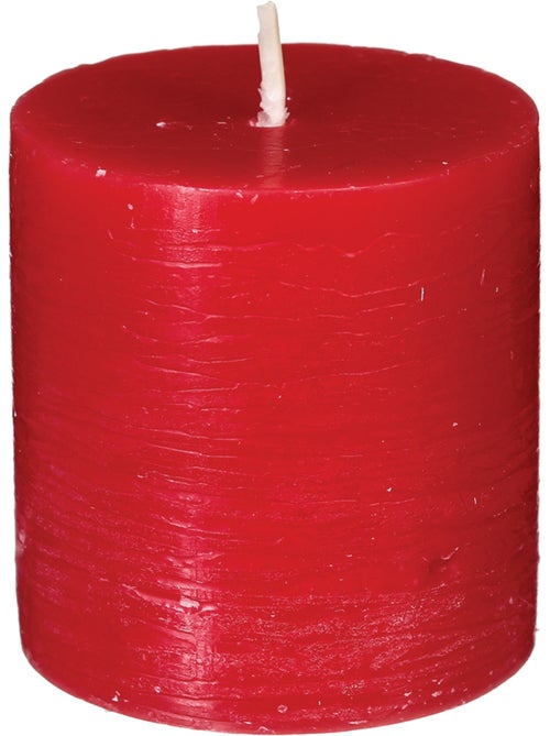 Lot de 4 bougies cylindre rustiques OLIA - Kiabi