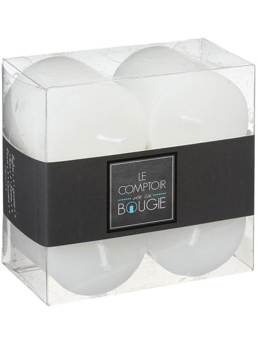 Lot de 4 bougies rustique OLIA - Kiabi