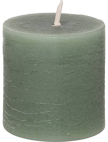 Lot de 4 bougies rustique olia