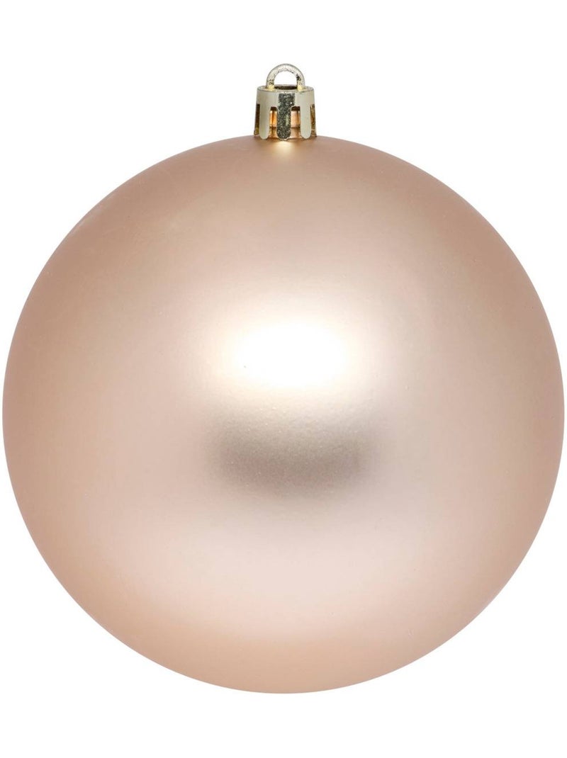 Lot de 4 boules de noël d.10 cm svea Beige - Kiabi