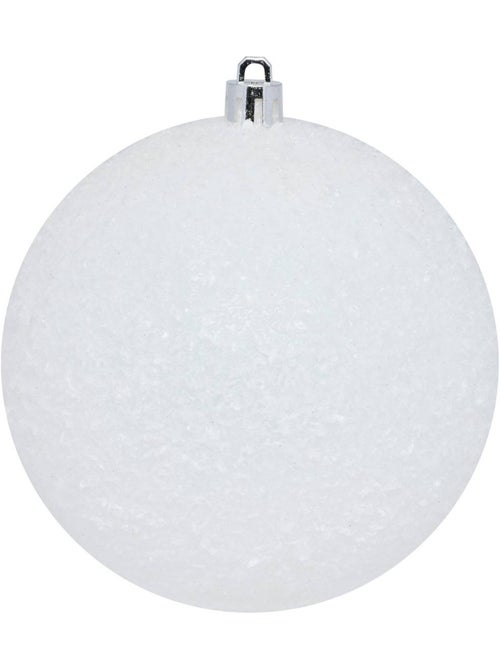 Lot de 4 boules de noël d.10 cm svea - Kiabi