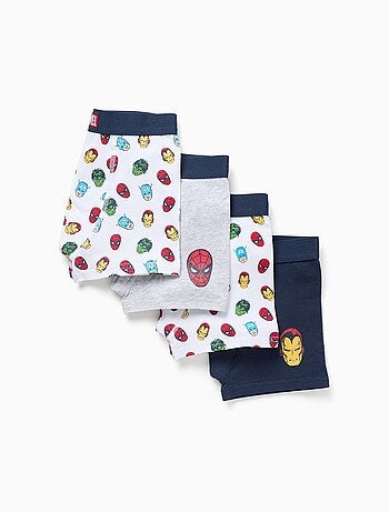 Lot de 4 boxers à imprimés Avengers