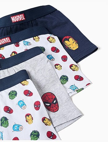Lot de 4 boxers à imprimés Avengers