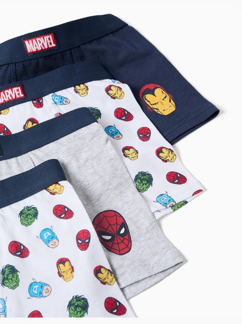 Lot de 4 boxers à imprimés Avengers - Kiabi