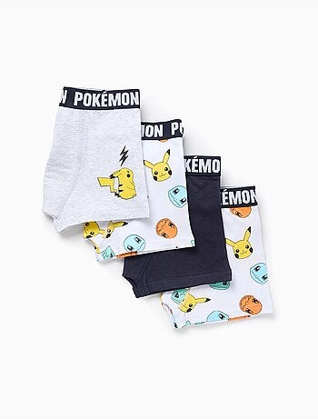 Lot de 4 boxers à imprimés Pokémon