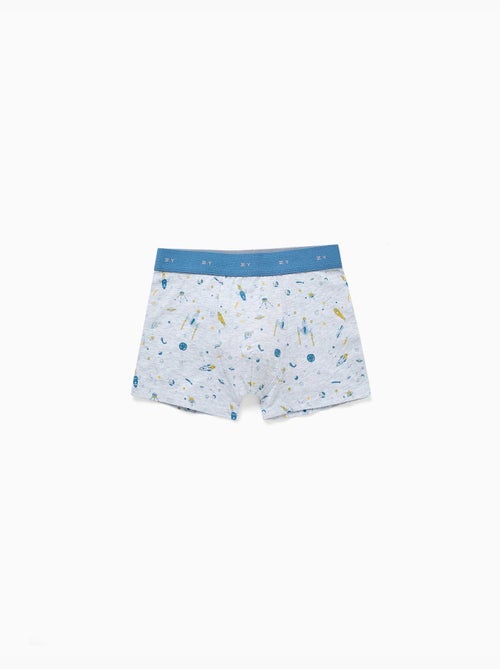 Lot de 4 boxers avec imprimés espace - Kiabi Lot de 4 boxers avec imprimés espace - Kiabi