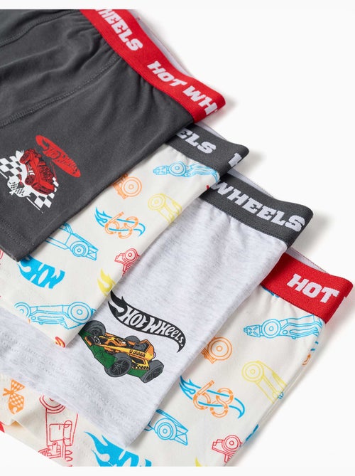 Lot de 4 boxers avec imprimés hot wheels - Kiabi Lot de 4 boxers avec imprimés hot wheels - Kiabi