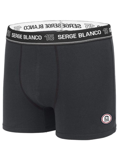Lot de 4 Boxers coton homme Colored Class' Serge Blanco - Kiabi