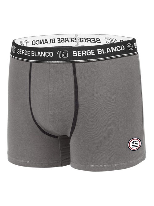 Lot de 4 Boxers coton homme Colored Class' Serge Blanco - Kiabi