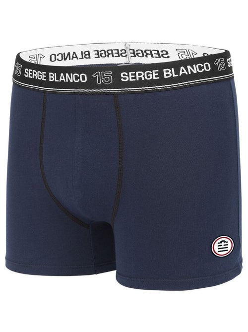 Lot de 4 Boxers coton homme Colored Class' Serge Blanco - Kiabi