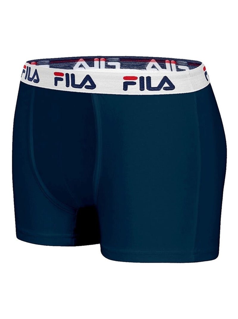 Lot de 4 Boxers coton homme Fila Gris - Kiabi