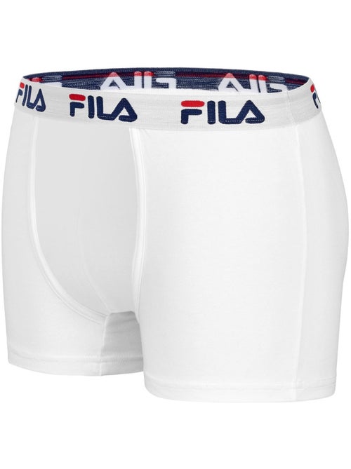 Lot de 4 boxers coton homme fu5016 uni fila - Kiabi Lot de 4 boxers coton homme fu5016 uni fila - Kiabi