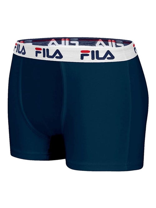 Lot de 4 Boxers coton homme FU5016 Uni Fila - Kiabi