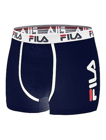 Lot de 4 Boxers Coton homme FU5040 Uni Fila