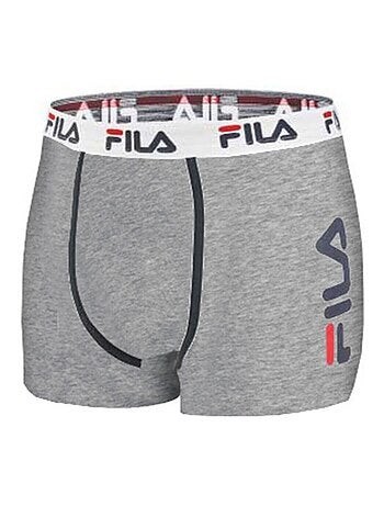 Lot de 4 Boxers Coton homme FU5040 Uni Fila