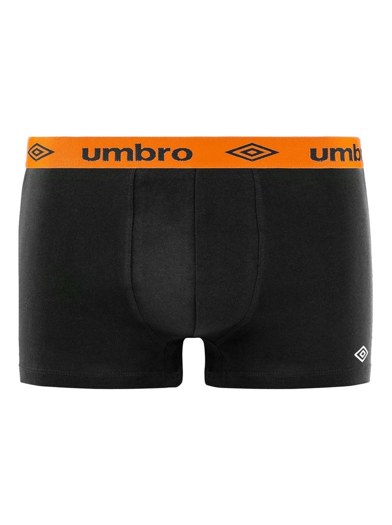 Lot de 4 Boxers coton homme Umbro Noir - Kiabi
