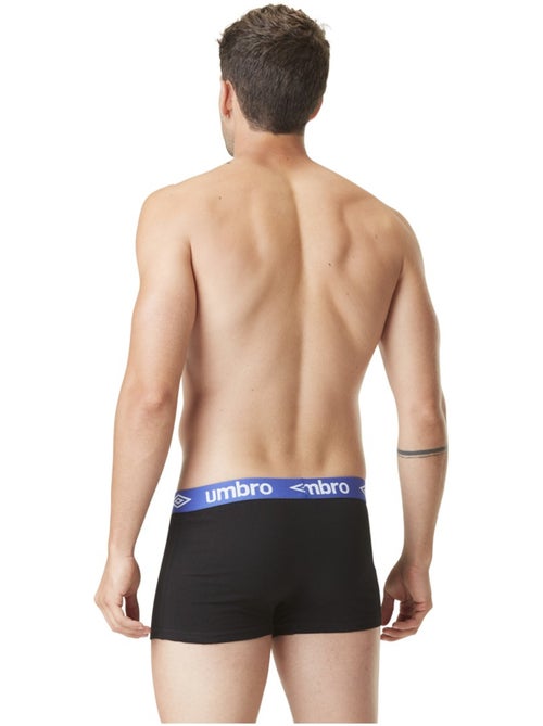 Lot de 4 Boxers coton homme uni ceinture colorées Umbro - Kiabi