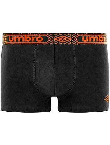 Lot de 4 Boxers coton homme uni ceinture Umbro