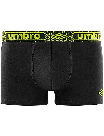 Lot de 4 Boxers coton homme uni ceinture Umbro