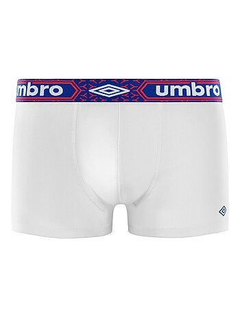 Lot de 4 Boxers coton homme uni ceinture Umbro
