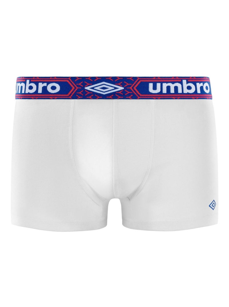 Lot de 4 Boxers coton homme uni ceinture Umbro Noir - Kiabi