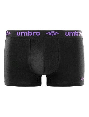 Lot de 4 Boxers coton homme uni Umbro