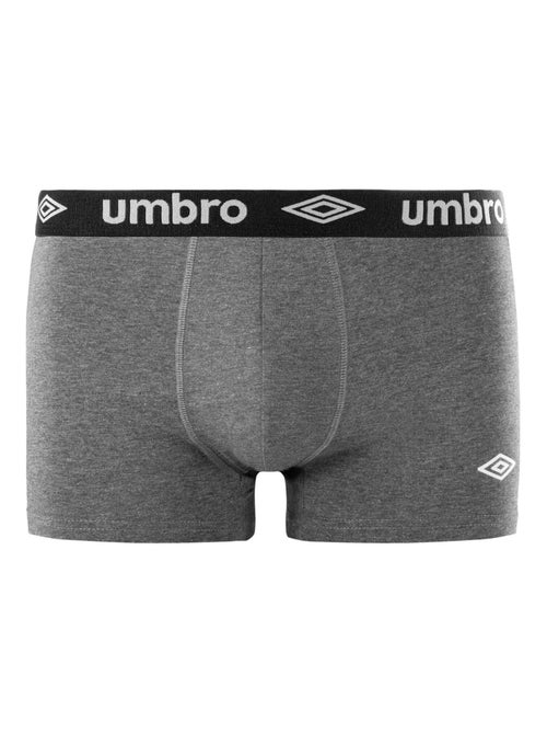 Lot de 4 Boxers coton homme uni Umbro - Kiabi