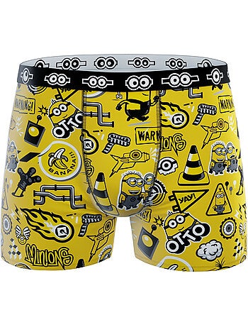 Lot de 4 boxers en coton à motifs les minions les minions