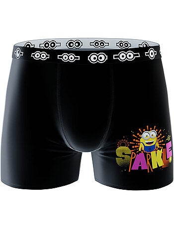 Lot de 4 boxers en coton à motifs les minions les minions