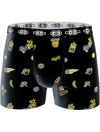Lot de 4 boxers en coton à motifs les minions les minions