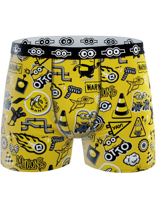 Lot de 4 boxers en coton à motifs les minions les minions - Kiabi Lot de 4 boxers en coton à motifs les minions les minions - Kiabi
